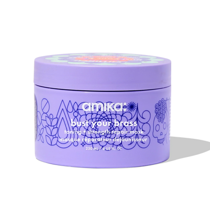 bust your brass toning + strength repair mask - 8 oz / 250 ml