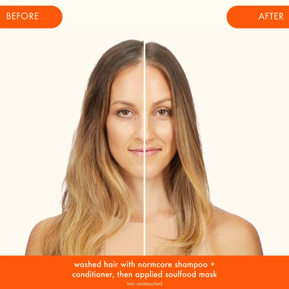 super-sized signature set normcore shampoo and conditioner + soulfood mask